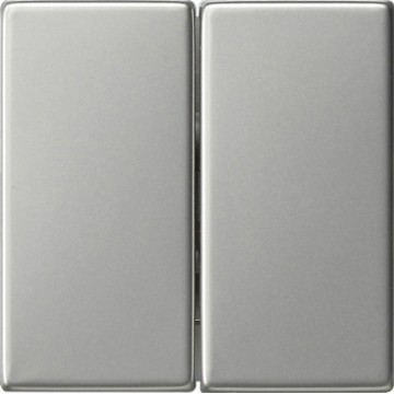 System 55 2gang switch Stainless Steel Cover Plate